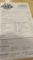 Mele Mele menu