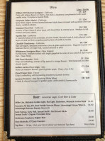 Rainy Lake Grill menu