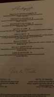 Feroce Pizza Bocce menu