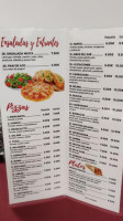 Bob's Pizza menu