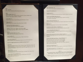 Willow Creek Bistro menu