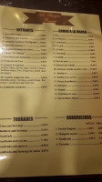 La Rampa menu