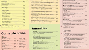 La Temporada menu