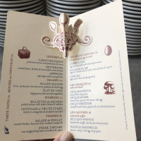 Buvette menu