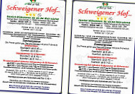 Schweigener Hof menu