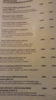 Kalmár Vendéglő menu