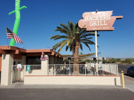 Hackers Grill outside