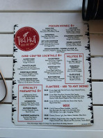 Tiki Hut menu