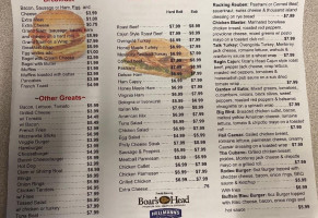 K D Deli menu