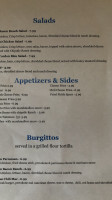 Burgitto Bistro menu