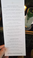 The Skylark Nyc menu