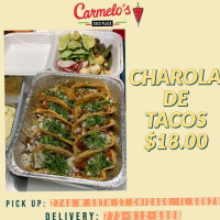 Carmelos Taco Place food