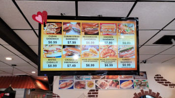 Alex Latin Caribbean And American menu