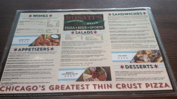 Rosati's Pizza inside