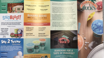 Bahama Buck's Lake Charles menu