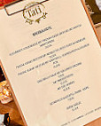 Bistro Tati menu