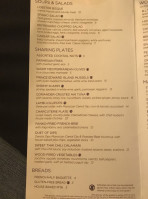 Spagio Wine Lounge menu