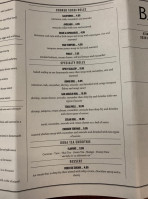 Basil Asian Fusion menu