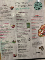 Frutta Bowls menu