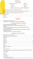 Parkwoods menu