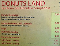 Café Donuts menu