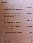 Café Daslú menu