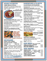 B & C Seafood Riverside Market & Cajun Restaurant menu