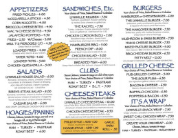 Lynnville menu