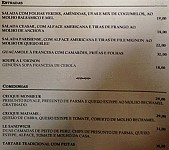 Ça-va Restaurant menu