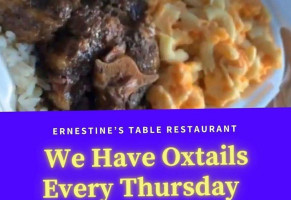 Ernestine's Table food