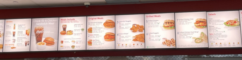 Chick-fil-a menu