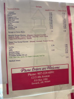 Lighthouse Cafe Bakery menu