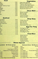 Golden Gate menu