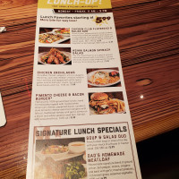 Miller's Ale House menu