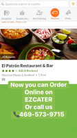 El Patron Restaurant Bar food