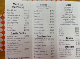 Riley's Pit Bbq menu