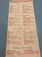 Bellhop menu