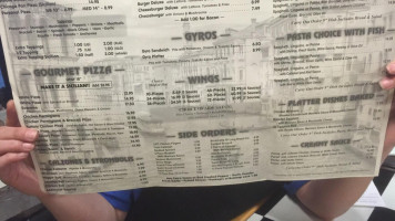 Bosco Pizza menu