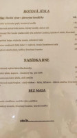 Restaurace U Grobiána menu