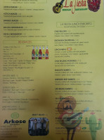 La Fiesta menu