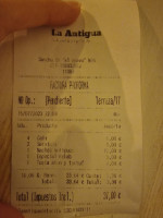 La Casona menu