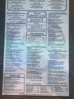 Boca Oyster Bar menu