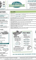 Palmer Alehouse menu