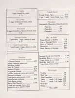 3rd Street Diner menu