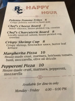 Rattlesnake Club menu