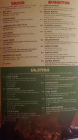 Laredo Mexican menu