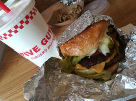 Five Guys Burgers Fries food