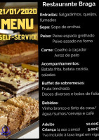 Braga menu