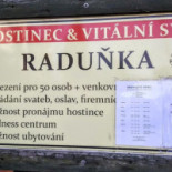 Hostinec Raduňka menu