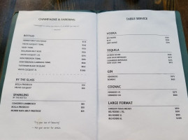 The Parlour menu